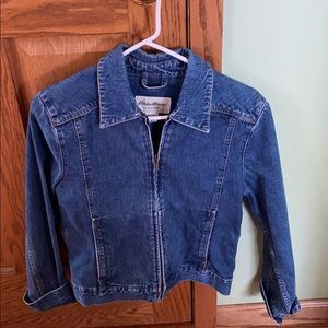 Zip Up Jean Jacket